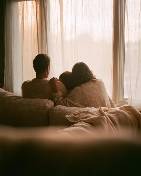 A parent and teen in a supportive family counselling session in New Westminster